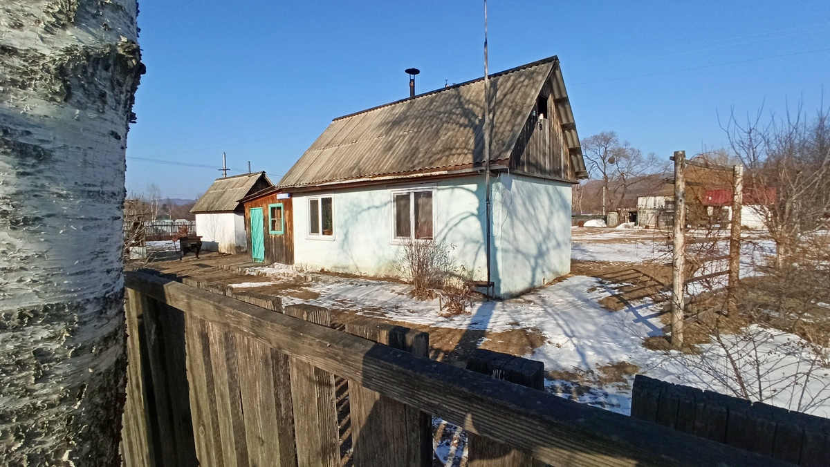 Дом с баней и прудом в Николаевке